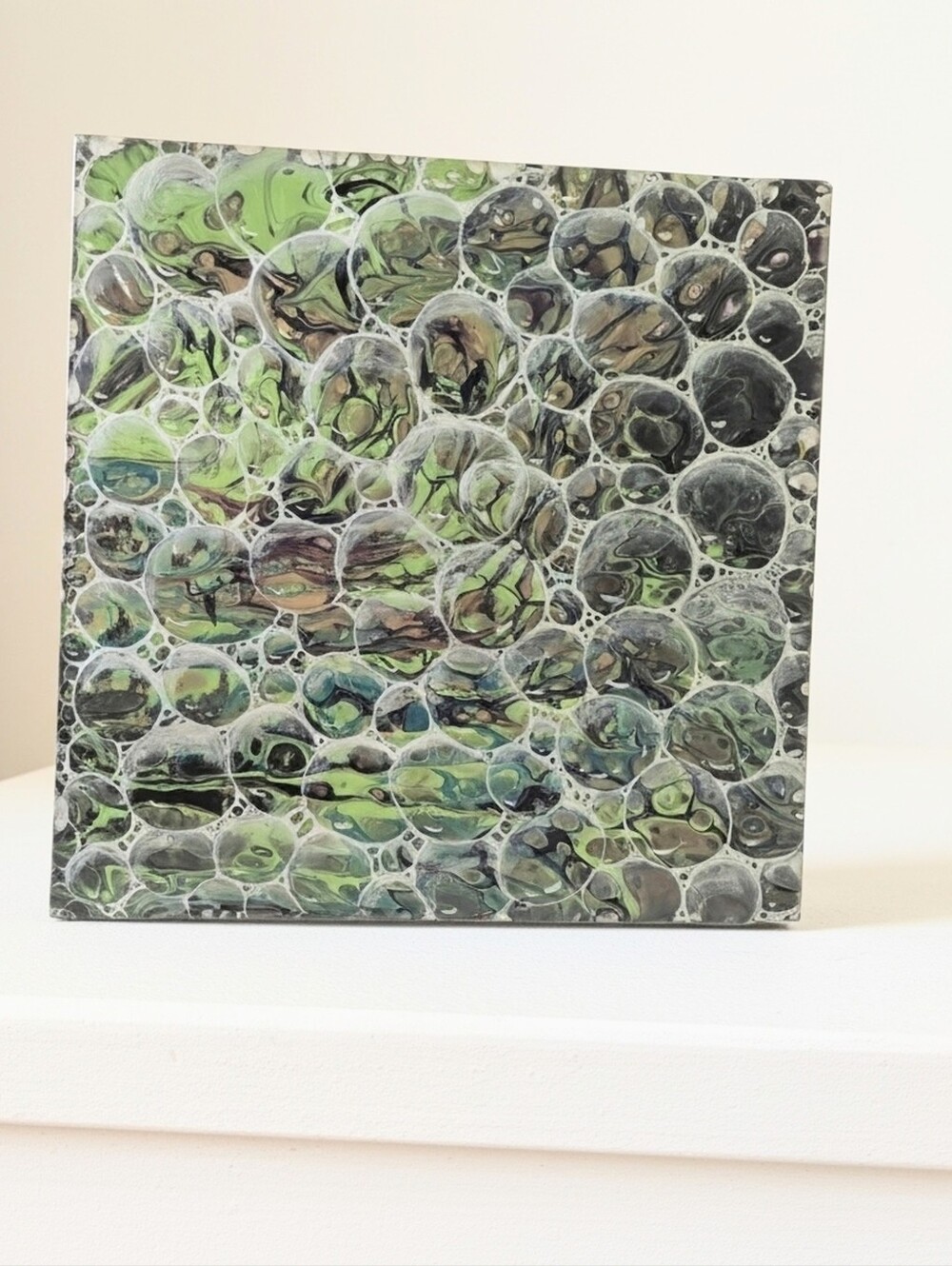 Original One Of A Kind Abstract Bubble Canvas Wall Art